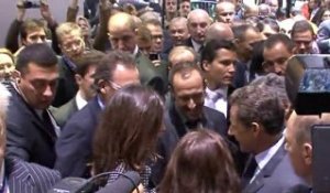 Nicolas Sarkozy en visite chez Renault