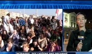 Des manifestations de lycéens à Marseille