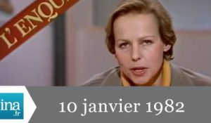 20h Antenne 2 du 10 janvier 1982 - Inondations et neige en France - Archive INA