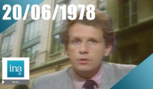 20h Antenne 2 du 20 juin 1978 | Archive INA