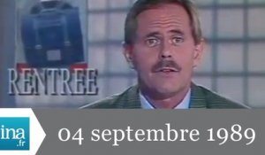 20h Antenne 2 du 04 septembre 1989 - Archive INA