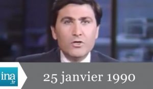19/20 FR3 du 25 janvier 1990 - Tempête meurtrière en France - Archive INA