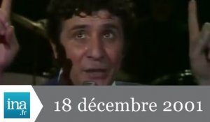 20h France 2 du 18 décembre 2001 - Gilbert Bécaud est mort - Archive INA