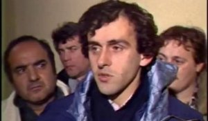 Coupe du monde de football : France - RDA et interview Michel Platini - Archive vidéo In