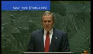 Le discours de George W. Bush à l'ONU sur l'Irak - Archive vidéo INA