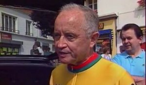Melun : Le maire Jacques MARINELLI ex maillot jaune en 1949