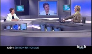 Invitée du 12/14 : Christine Boutin , UMP , camp du non au référendum