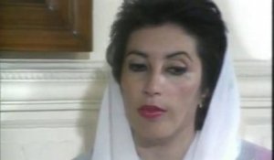 Portrait de Benazir Bhutto