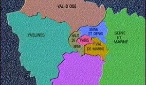 Paris IDF : historique des départements