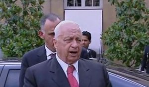 [Visite officielle d'Ariel Sharon à Paris]
