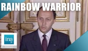 Laurent Fabius "Oui, c'est la DGSE qui a coulé le Rainbow Warrior" | Archive INA