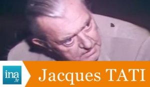 Jacques Tati "l'importance du court-métrage" - Archive INA