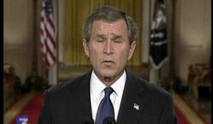 George W. Bush a déclaré la guerre à l'Irak - Archive vidéo INA