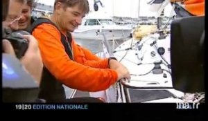 [Arrivée de la Solitaire du Figaro]