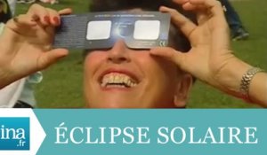 Eclipse solaire à la Tour Eiffel - Archive INA