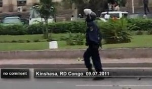Manifestation de l'opposition à Kinshasa - no comment