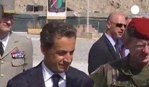Visite de Nicolas Sarkozy en Afghanistan - no comment