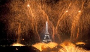 Feu d'artifice du 14 Juillet 2011 de Paris en photos animées