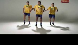 Robinho, Neymar et Ganso font la Samba de Beyonce