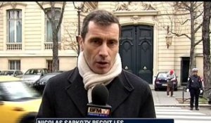 Sarkozy reçoi à l’Elysée les ex-ministres