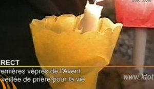 Vêpres de l'Avent et veillée de prière pour la vie