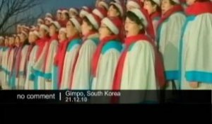 Noël en Corée du Sud sur fond de tensions... - no comment