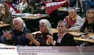 Le discours de Jean-Luc Mélenchon en direct sur LCP