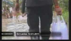 Inondations au Sri Lanka - no comment
