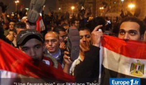 "Une fausse joie" place Tahrir