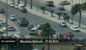 Bahreïn : déploiement de blindés sur la... - no comment