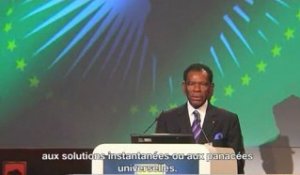 DISCOURS- Teodoro OBIANG NGUEMA MBASOGO- Guinee équatoriale- Partie 01