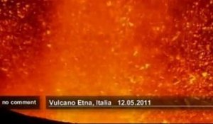 Eruption spectaculaire du mont Etna en Sicile - no comment