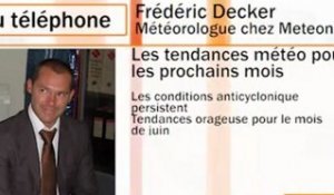 Sécheresse 2011 - Frédéric Decker, MétéoNews : « Pas d'améliorations attendues dans les prochains mois, bien au contraire »