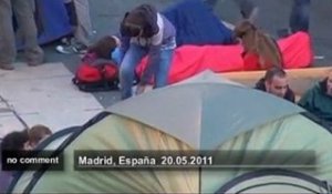 Sixième jour de contestation à Madrid - no comment