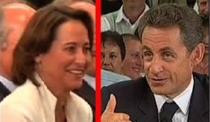 Royal huée mais défendue par... Sarkozy