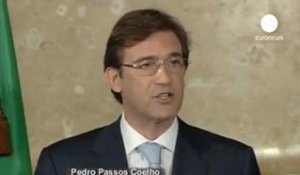 Pedro Passos Coelho investi Premier ministre portugais