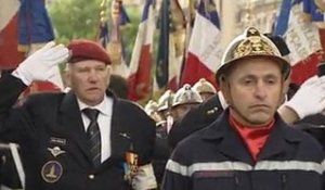 Cérémonie d'hommage national aux sapeurs-pompiers de France