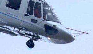 Démonstration aérienne de l'hélicoptère Eurocopter EC-175