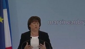 2012 : Martine Aubry candidate à la primaire socialiste