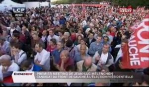 EVENEMENT,Meeting du front de gauche - discours de Jean-Luc Mélenchon