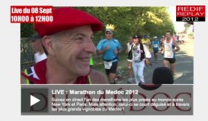 Marathon du Médoc 2012 "live 10h00 à 12H00"