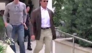 Les Schwarzenegger et Oprah causent le chaos