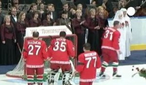 L'hommage à l'équipe de hockey russe décimée dans un...