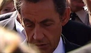 Sarkozy en campagne chez les agriculteurs