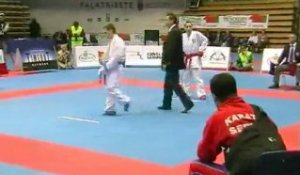 Finale Kumite Garçon Junior -60Kg - Championnats d'Europe de Karaté Cadet/Junior 2008