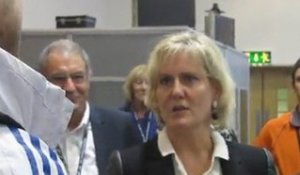 Nadine Morano aux Olympiades des métiers, londres