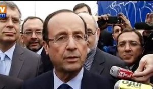 Hollande se dit "touché" par le soutien de Royal