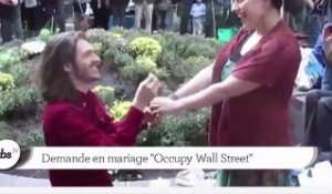 Zapping décalé : un mariage au sein d'"Occupy Wall Street"
