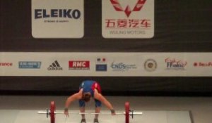 Weightlifting World Championships Paris 2011 - M Lorentz Snatch 1