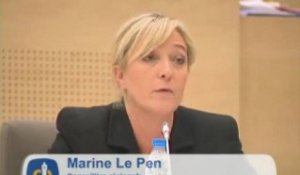 24-11-11 - 1 - Marine Le Pen sur l'orientation budgétaire 2012 de la Région